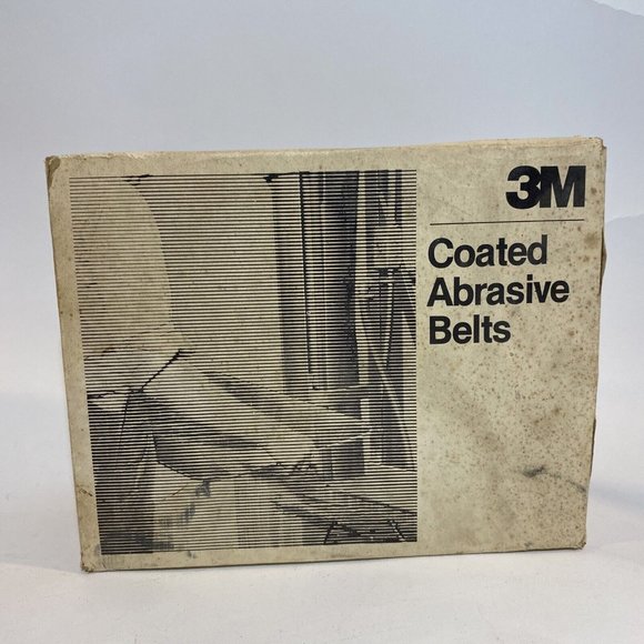 3M Duo-Glass 120 Grit Coated Abrasive Belts 4" x 118" Model 04343 - Picture 2 of 4